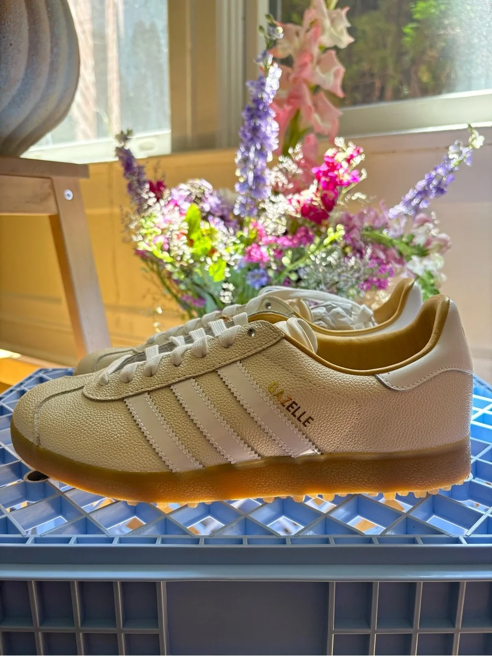 unisex adidas gazelle lux spikeless golf shoes